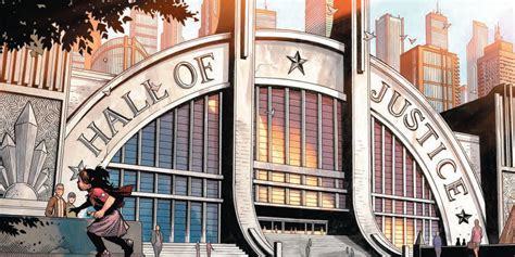 hall of justice|The Secret Origin of DC's Hall of Justice Revealed.